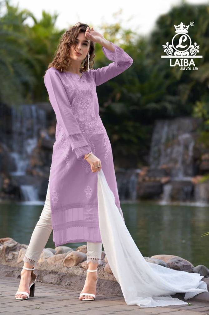 Laiba The Designer Studio Am 139 Fancy Designer Festive Wear Ready Made SUit Collection